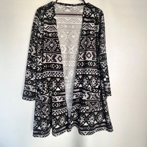 LulaRoe Open Front Long Sleeve Cardigan Size L‎